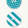 Docrafts PMA354405 Набор пуговиц Spots & Stripes Brights - Green