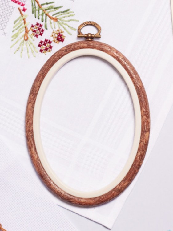 Nurge 230-7 Пяльцы-рамка овальные каучуковые с подвесом