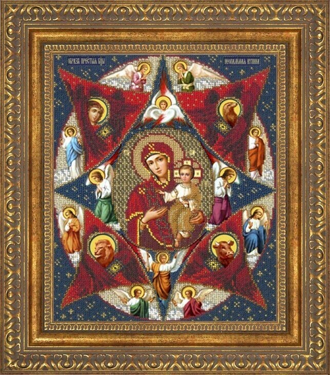 Мир багета Р047 484-120_ПЛ Рама для иконы Русская искусница