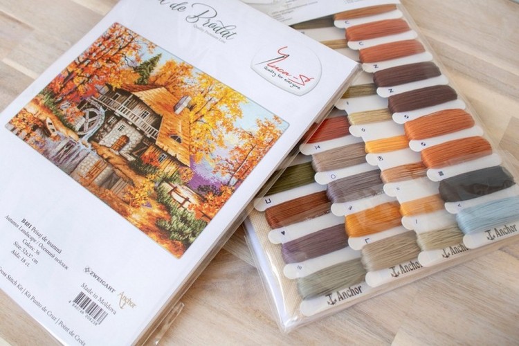 Набор для вышивания Luca-S B481 Осенний пейзаж