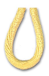 SAFISA 462-09 Шнур атласный, ширина 2 мм, цвет 09 - светло-желтый