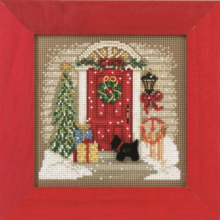 Набор для вышивания Mill Hill MH14-1301 Дом в Рождество