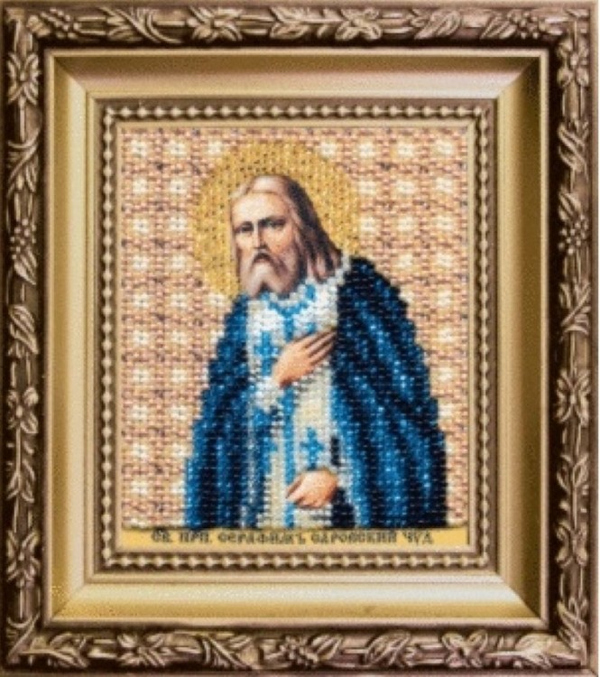 Набор для вышивания Чаривна Мить Б-1174 Икона преподобного Серафима Саровского