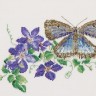 Набор для вышивания Thea Gouverneur 438 Butterfly-Clematis