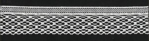 IEMESA 2011/01 Мерсеризованное хлопковое кружево, ширина 34 мм, цвет белый