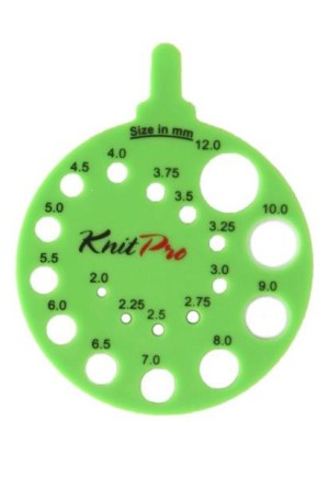 KnitPro 10992 Линейка для определения размера спиц круглая