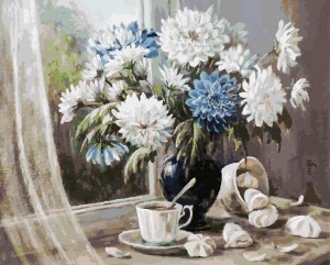 Белоснежка 147-АВ Хризантемы-цветы запоздалые