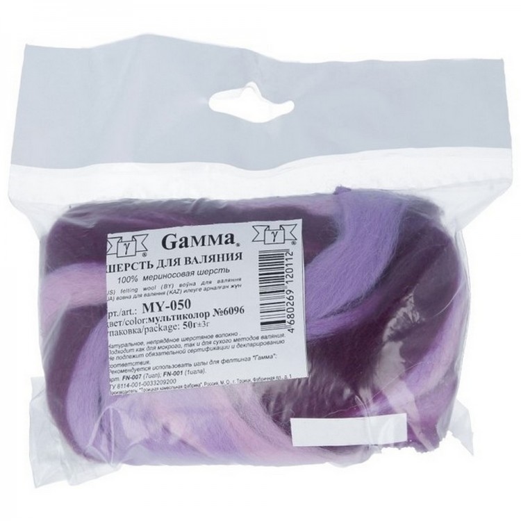 Gamma MY-050.6096 Шерсть для валяния