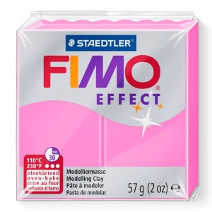 Fimo 8010-201 Полимерная глина "Neon Effect" фуксия