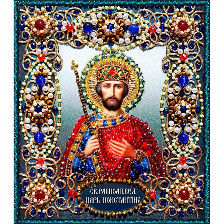 Набор для вышивания Образа в каменьях 77-и-47 Святой Константин