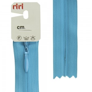 Riri 6010917/50/2616 Молния потайная, неразъемная, 4 мм, 50 см, бирюзовый
