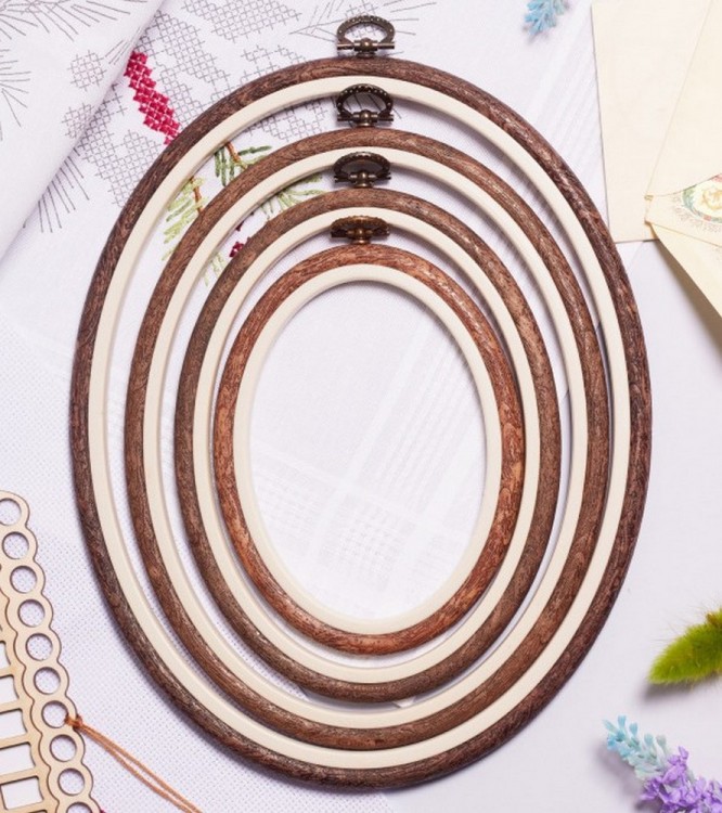 Nurge 230-8 Пяльцы-рамка овальные каучуковые с подвесом