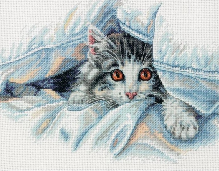 Набор для вышивания Dimensions 70-35341 Cat Comfort (Кошачий уют)