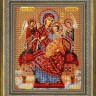 Мир багета 26БК 486-180_ПЛ Рама для иконы "Всецарица" Радуга бисера