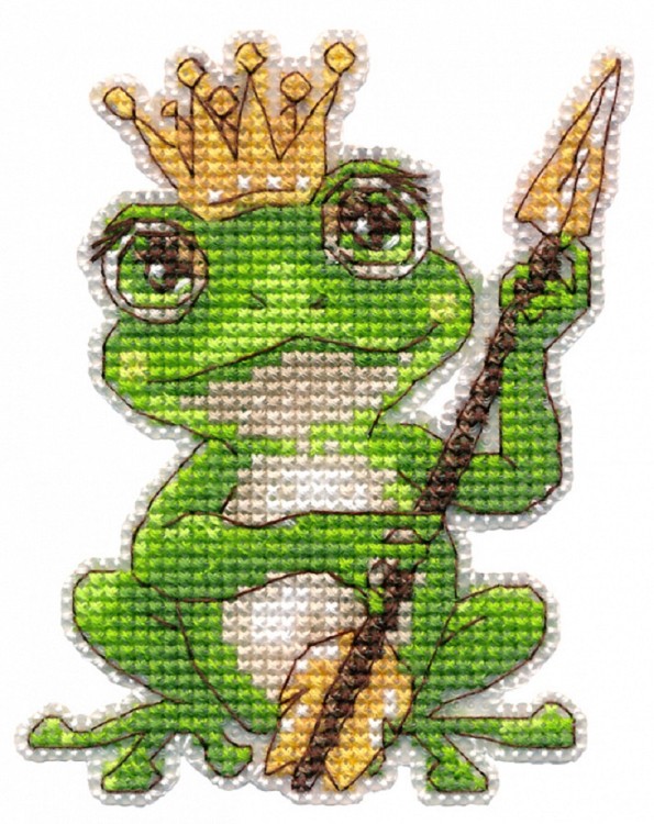 Набор для вышивания Овен 1713 Магнит "Лягушка"