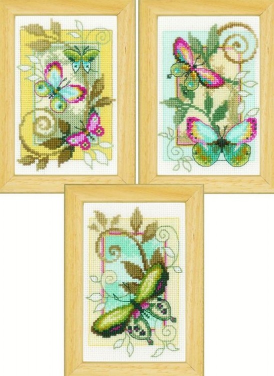Набор для вышивания Vervaco PN-0155948 Декоративные бабочки