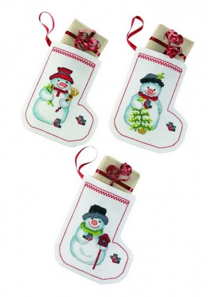 Permin 21-1245 Носок для подарков "Рожденственские носки" (3 шт)