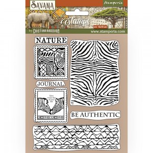 Stamperia WTKCC211 Штамп на резиновой основе HD "Savana zebra texture"