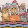 Набор для вышивания Bothy Threads XEB2 A Cosy Clowder (Уютный Клаудер)