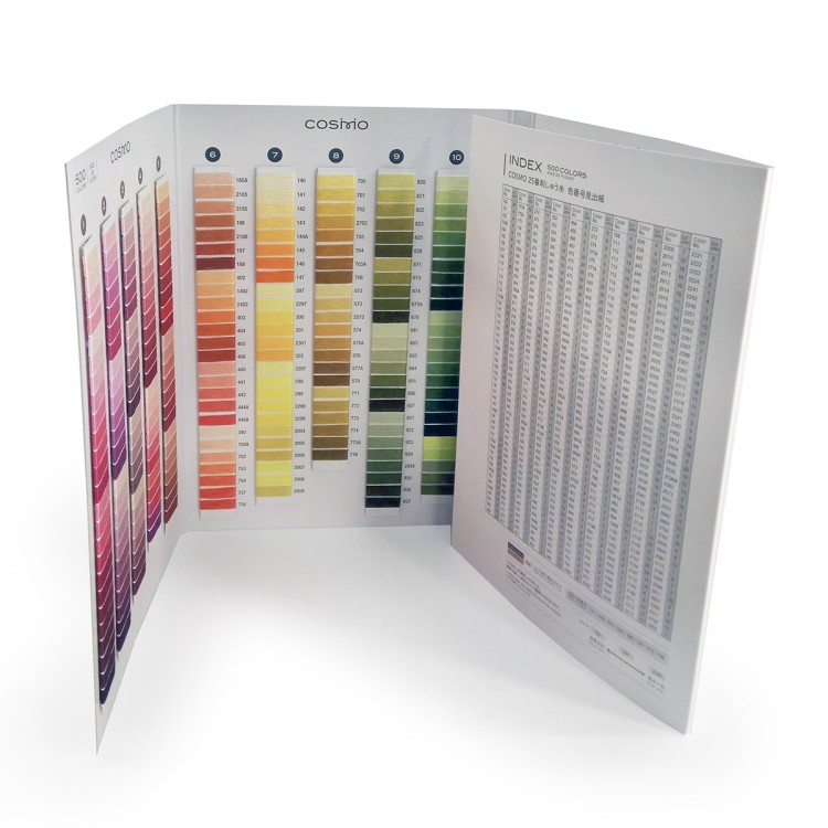 Lecien Corporation 1501 Цветовая карта COSMO однотонные нити №25-6