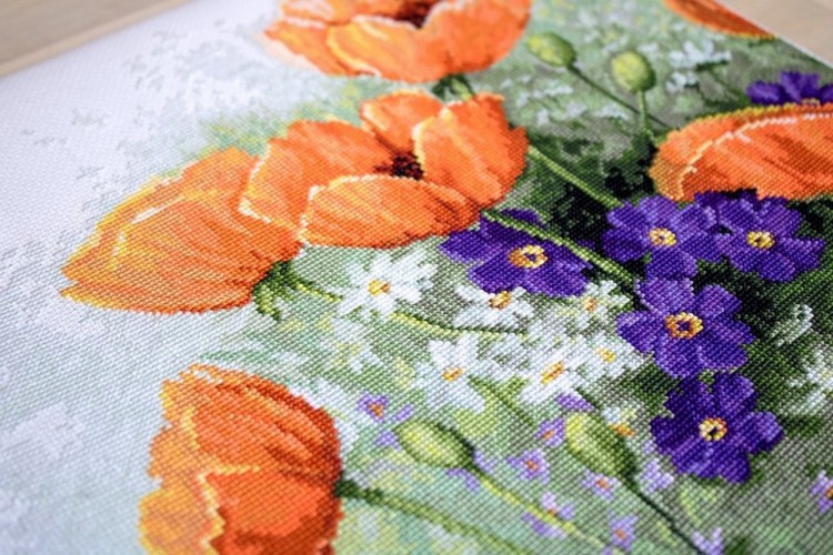 Набор для вышивания Luca-S B2368 Маки