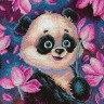 Набор для вышивания М.П.Студия НВ-831 Романтичная панда