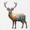 Набор для вышивания Dimensions 70-35387  Deer Scene