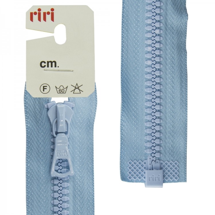 Riri 5753720/40/2614 Молния тракторная, разъемная, 6 мм, 40 cм, светло-бирюзовый