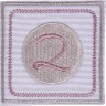 HKM 42585 Термоаппликация "Цифра 2 розовая"