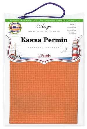 Permin 357/50/275 Канва Aida 14ct - отрез 50 x 65 см
