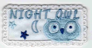 HKM 33265/1SB Термоаппликация HPL "Night Owl weia"