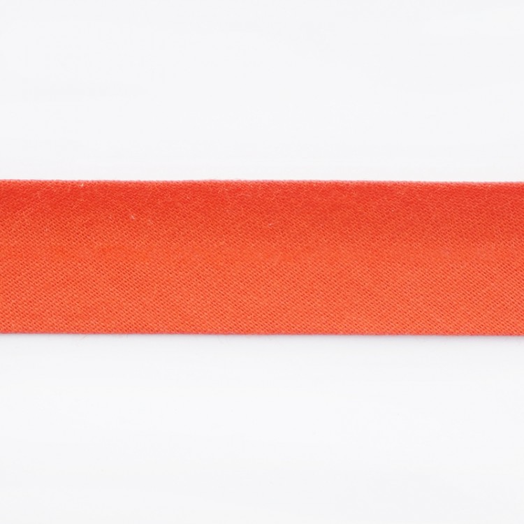 SAFISA 6120-20мм-137 Косая бейка хлопок/полиэстер, ширина 20 мм, цвет 137 - темно-оранжевый