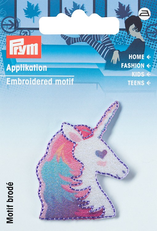 Prym 923210 Термоаппликация "Голова единорога"
