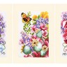 Набор для вышивания Lanarte PN-0224152 Открытка "Flower Power Bouquet" (Букет из ярких цветов) 3 шт. Набор для вышивания Lanarte PN-0224152 Открытка "Flower Power Bouquet" (Букет из ярких цветов) 3 шт.