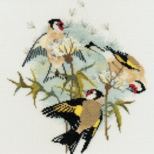 Derwentwater Designs BB04 Goldfinches & Thistles