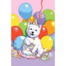 Collection D'Art 6276 Ткань с рисунком для вышивания