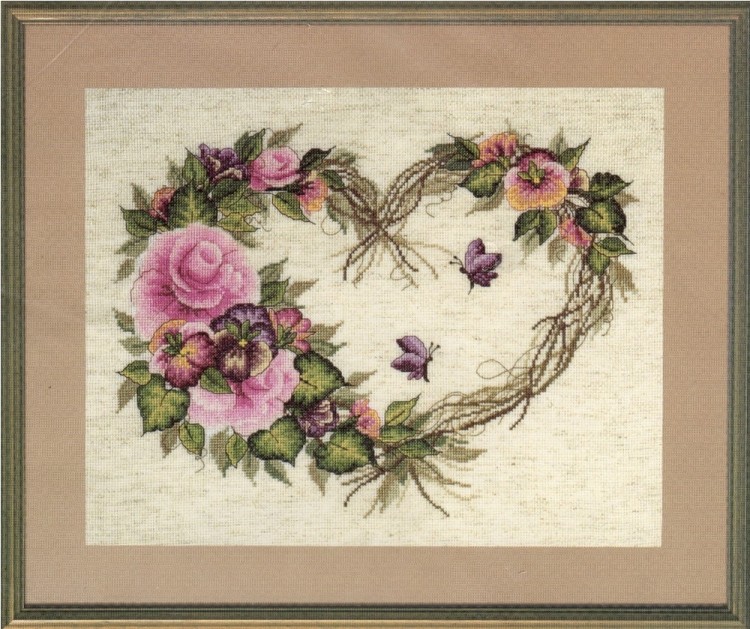 Набор для вышивания Bucilla 43092 Grapevine Wreath with Floral
