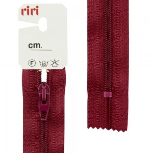 Riri 2518376/18/2410 Молния спираль, неразъемная, 4 мм, 18 см, темно-красный