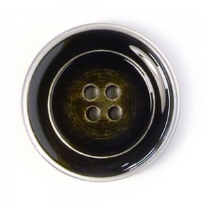 Disboton 14244-18-00003/4 Пуговицы Elegant, черный, серебристый