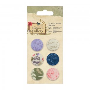 Docrafts PMA354602 Набор пуговиц декоративных Nature's Gallery