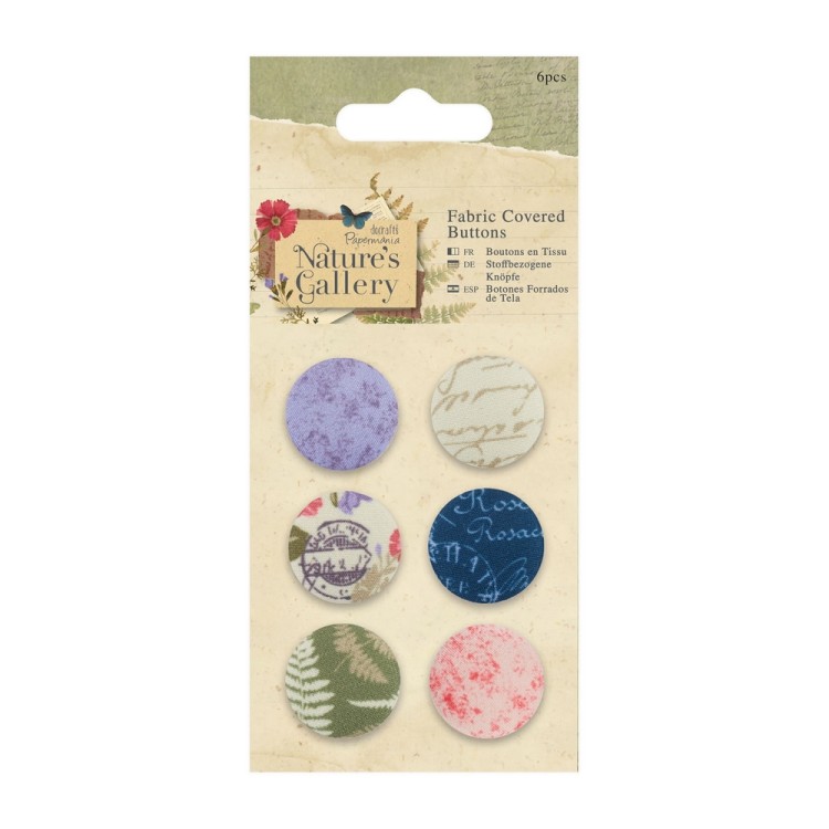 Docrafts PMA354602 Набор пуговиц декоративных Nature's Gallery