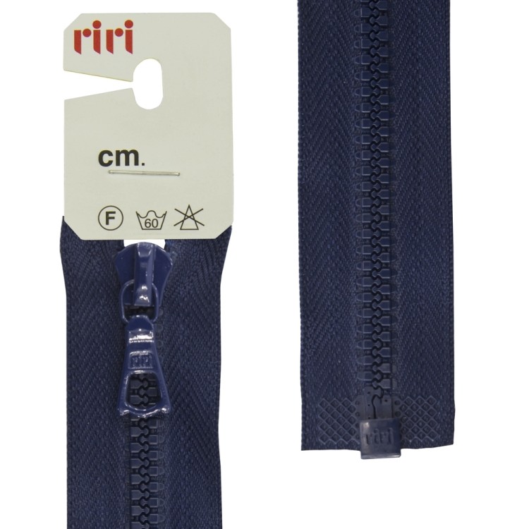 Riri 5753720/40/2626 Молния тракторная, разъемная, 6 мм, 40 cм, кобальт синий