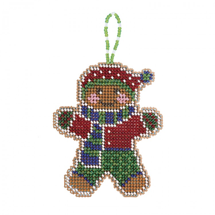 Набор для вышивания Mill Hill MH212111 Gingerbread Lad (Пряничный мальчик)