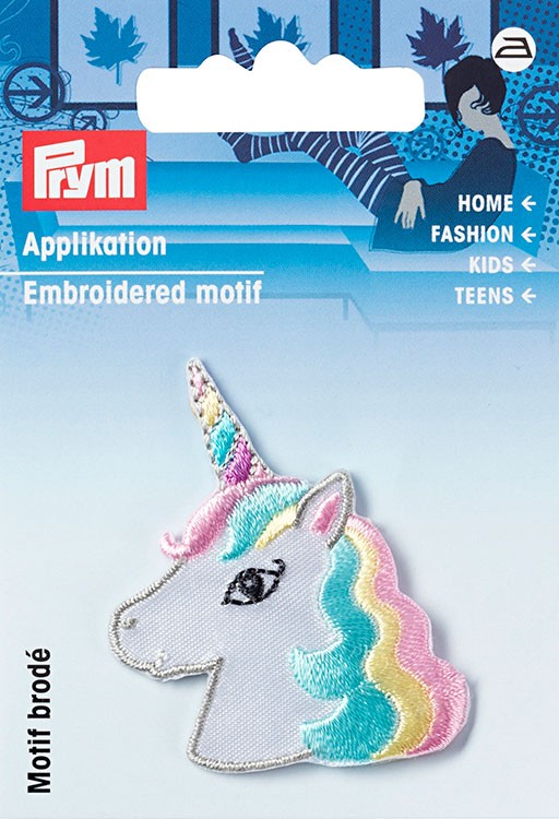 Prym 923211 Термоаппликация "Голова единорога"