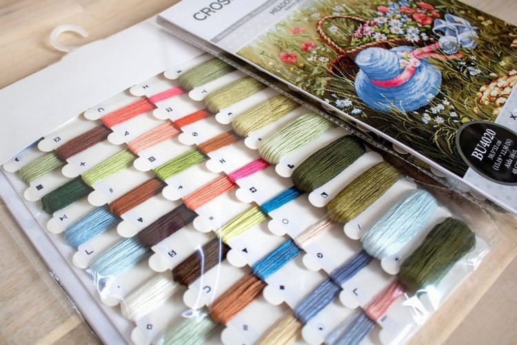 Набор для вышивания Luca-S BU4020 Поляна с маками