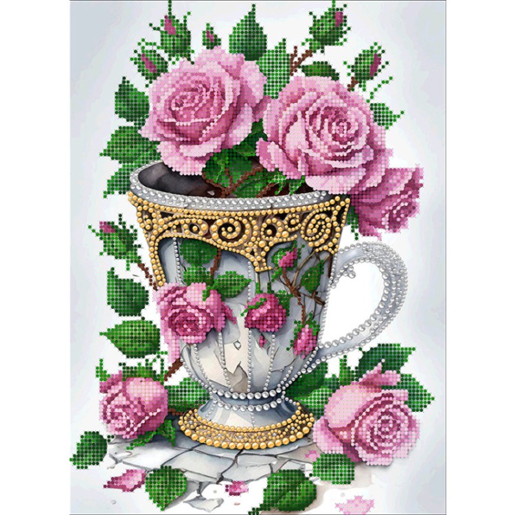 Набор для вышивания Larkes Н4217 Чайная роза