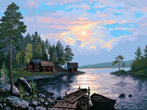 Белоснежка 1178-AS Закат на Ладоге