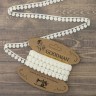 Goodman G-4634.112 Кружево гипюр, ширина 12 мм, цвет молочный, 4.5 м