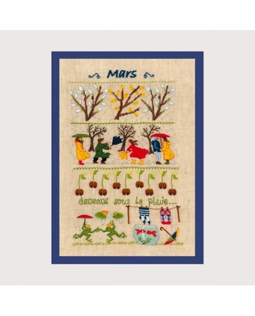 Набор для вышивания Le Bonheur des Dames 1152 Mars (Март)