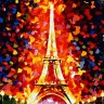 Белоснежка 862-AB Париж-огни Эйфелевой башни